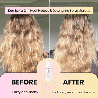 Kus Spritz | 2 in 1 Heat Protect & Detangling Spray